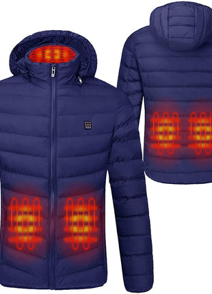 Men and Women's Heated Duck Down Jacket - Sidiou Group