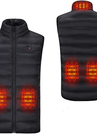 Men and Women's Heated Duck Down Vest - Sidiou Group