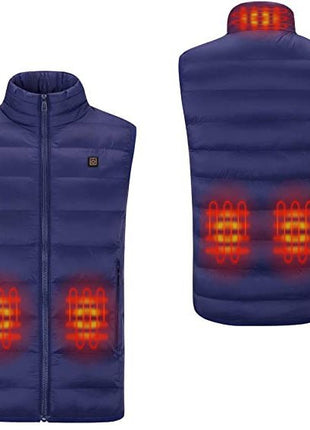 Men and Women's Heated Duck Down Vest - Sidiou Group