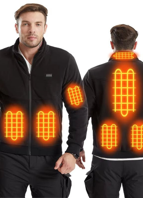 Men and Women's Polar Fleece Heated Jacket - Sidiou Group