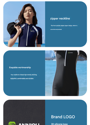 Men and Women’s Short One - Piece Rash Guard - Sidiou Group