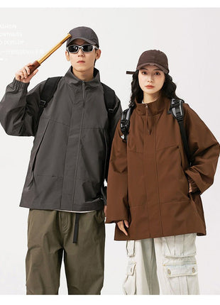 Men and Women's Waterproof Windbreaker - Sidiou Group