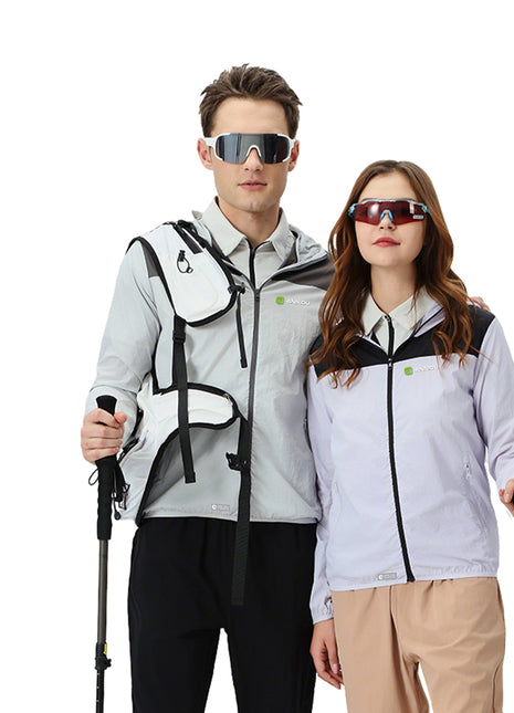 mens and womens uv protective windbreaker