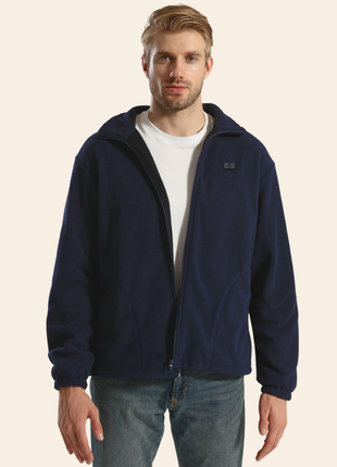 mens heated fleece jacket