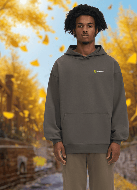 mens heavyweight french terry hoodie
