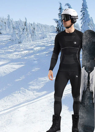 mens snowboard thermal set