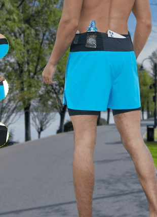 Men's 2 - in - 1 Trail Shorts - Sidiou Group