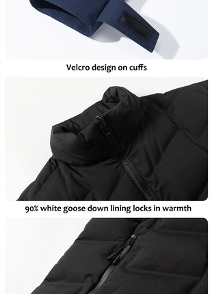 Men's 3 - in - 1 Removable Down Ski Coat - Sidiou Group