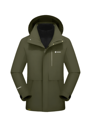 Men's 3 - in - 1 Removable Down Ski Coat - Sidiou Group