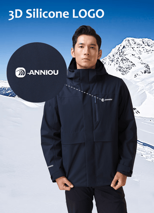 Men's 3 - in - 1 Removable Down Ski Coat - Sidiou Group