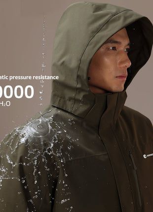 Men's 3 - in - 1 Removable Down Ski Coat - Sidiou Group