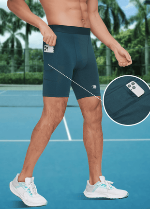 Men's Compression Running Shorts - Sidiou Group