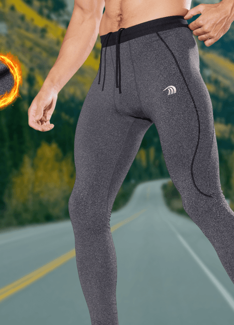 Men's Fleece Sports Tights - Sidiou Group
