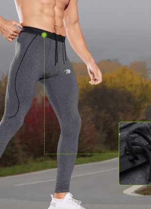 Men's Fleece Sports Tights - Sidiou Group
