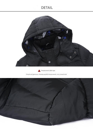 Men's Padded Down Cotton Heated Jacket - Sidiou Group