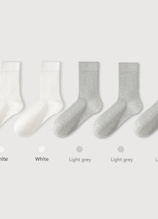 Men's Pure Cotton Mid - tube Business Socks - Sidiou Group