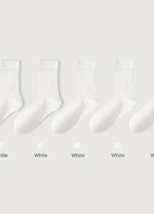 Men's Pure Cotton Mid - tube Business Socks - Sidiou Group