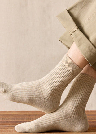 Men's Pure Cotton Mid - tube Business Socks - Sidiou Group