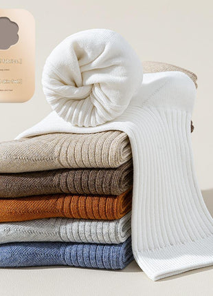 Men's Pure Cotton Mid - tube Business Socks - Sidiou Group