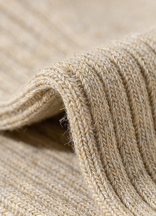 Men's Pure Cotton Mid - tube Business Socks - Sidiou Group