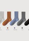 Combination 5: Light Gray + Mocha + Denim Blue + Gray + Black