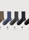 Combination 6: Camel + Blue + Dark gray + Navy + Black