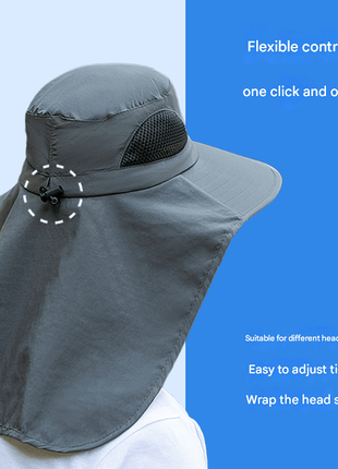 Men's Sun Protection Fishing Hat - Sidiou Group