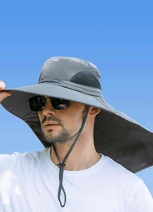 Men's Sun Protection Fishing Hat - Sidiou Group