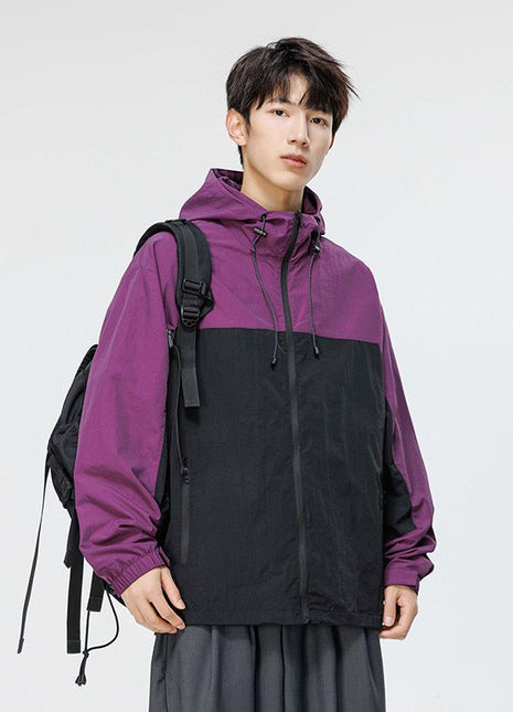 Men's Waterproof Colorblock Jacket - Sidiou Group