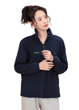 navy womens fleece jacket