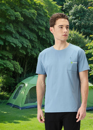 Outdoor Men's Fitness Training Breathable T-shirt - Sidiou Group