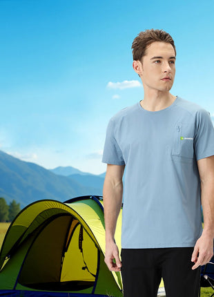 Outdoor Men's Fitness Training Breathable T-shirt - Sidiou Group