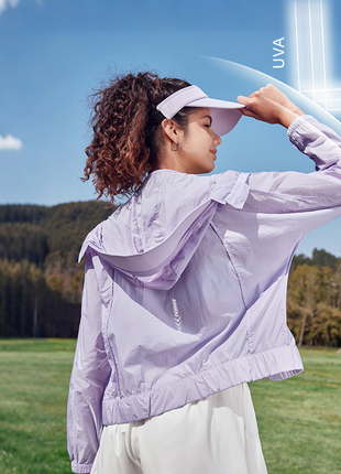 outdoor hooded sun protection jacket