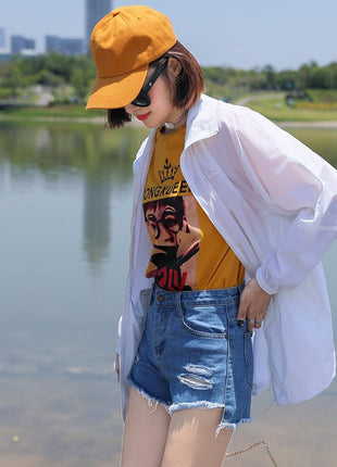 Oversized Sun Protection Jacket - Sidiou Group
