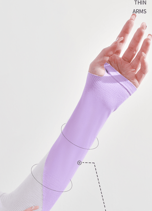 Patchwork Ice Silk Sun Protection Sleeves - Sidiou Group