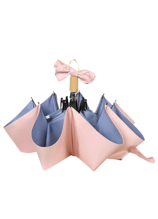 pink purple manual color coated umbrella