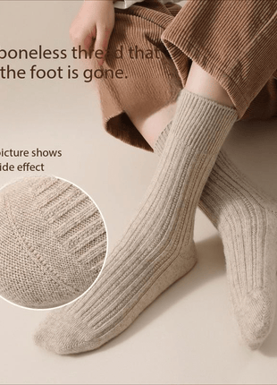 Premium 90% Wool Striped Socks - Sidiou Group