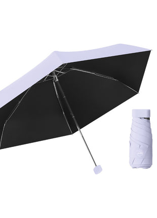 purple 5 fold umbrella