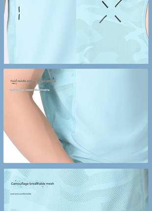 Quick - drying Sleeveless Marathon Racing Vest - Sidiou Group