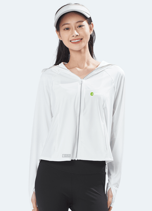 Raw Yarn Hooded Sun Protection Jacket - Sidiou Group