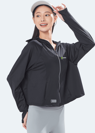 Raw Yarn Hooded Sun Protection Jacket - Sidiou Group