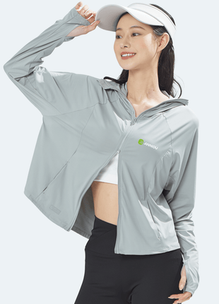 Raw Yarn Hooded Sun Protection Jacket - Sidiou Group