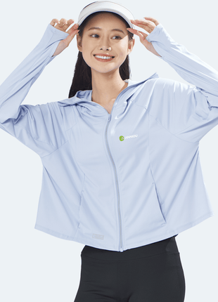 Raw Yarn Hooded Sun Protection Jacket - Sidiou Group