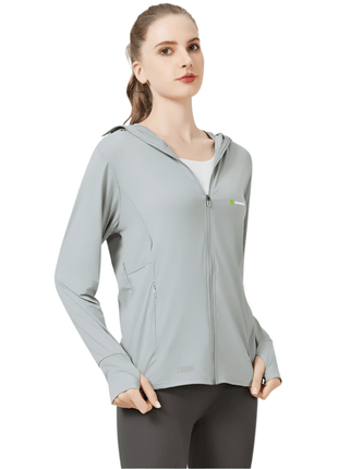 Raw Yarn Ice Silk Hooded Sun Protection Jacket - Sidiou Group
