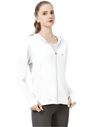Raw Yarn Ice Silk Hooded Sun Protection Jacket - Sidiou Group