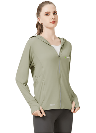 Raw Yarn Ice Silk Hooded Sun Protection Jacket - Sidiou Group