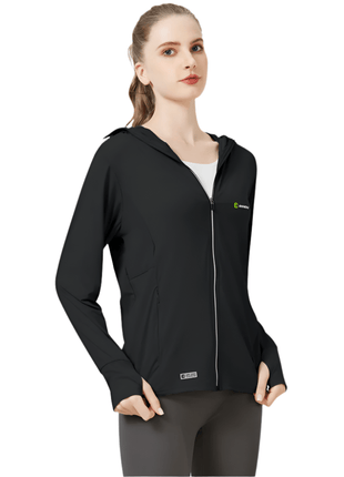 Raw Yarn Ice Silk Hooded Sun Protection Jacket - Sidiou Group