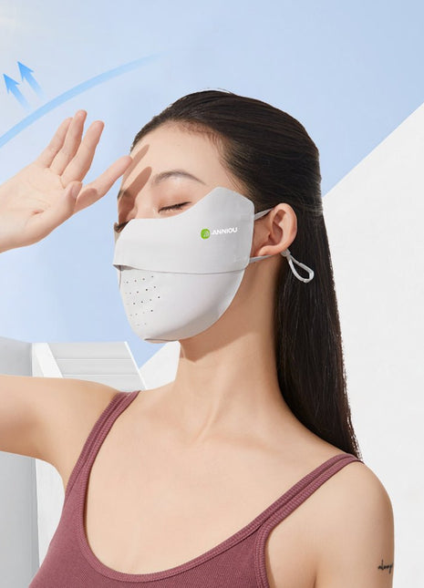 Raw Yarn Seamless Sun Protection Mask - Sidiou Group