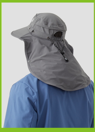 rear of men's sun protection  hat