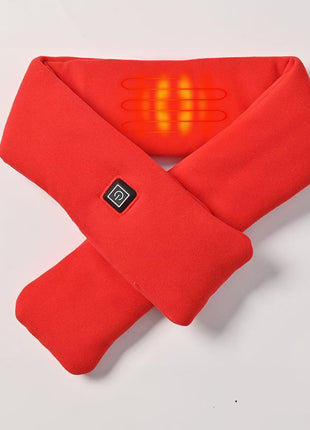 red unisex heated scarfs